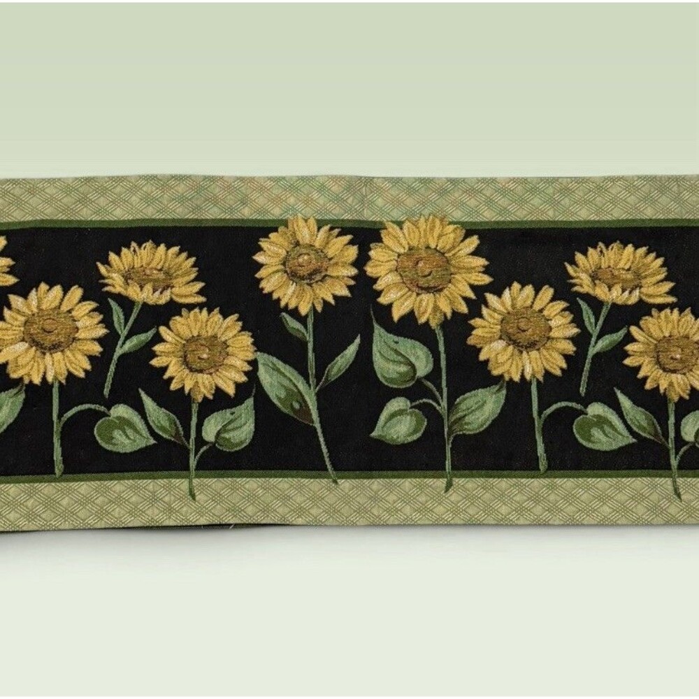 Unbranded Sunflower Tapestry Table Runner 70x13 Farmhouse Decor